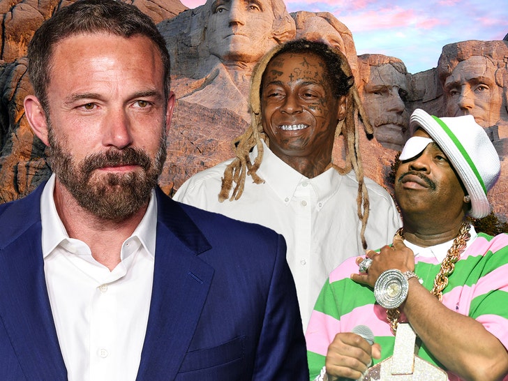 ben affleck lil wayne Slick Rick mount rushmore shutterstock istock